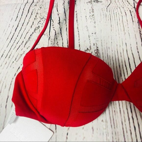 La Perla Vibrant Red Bikini Top - Picture 2 of 10